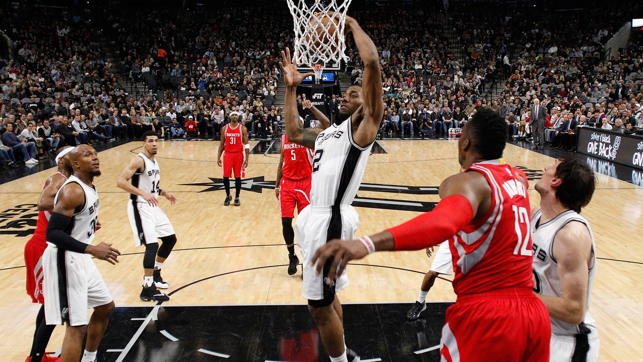 Spurs rebound from Warriors loss, rip Rockets to stay perfect at home